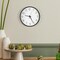 Modern 9.8-Inch Silent Wall Clock – Minimalist Design, Battery Operated